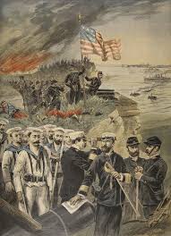 The Spanish American War Landing By French School The Spanish American War Spanish Artwork American War
