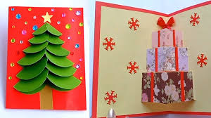 We've got ideas here for all ages, and enough to keep you busy for a long time. How To Make Christmas Card Handmade Easy Card Tutorial Youtube