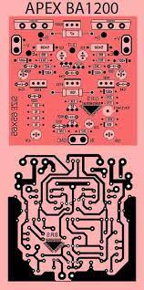 The printed circuit board has the following measures: Amplifier Pcb Layout Download Pcb Circuits