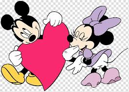 Minnie mouse heart transparent clipart. Minnie Mouse Mickey Mouse The Walt Disney Company Valentine S Day Pluto Minnie Mouse Transparent Background Png Clipart Hiclipart