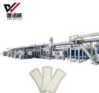 Full Servo Winged Sanitary Napkin Panty Liner Making Machine Production Line