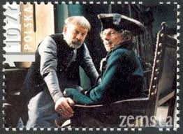 This is zemsta zwiastun, reż. Stamp Rejent Papkin In Chair Poland Premiere Of Film Zemsta Directed By Andrzej Wajda Mi Pl 3994 Sn Pl 3654d Yt Pl 3757 Afa Pl 3887 Pol Pl 3844