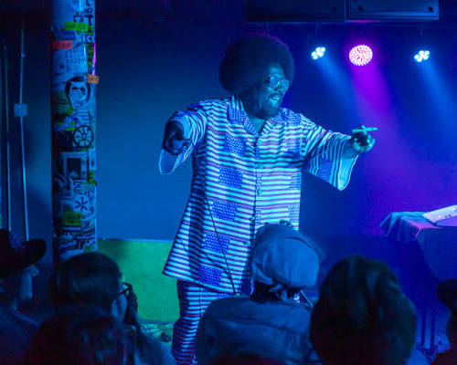 Afroman @ Blind Pig 7/18/26 The formal presidential candidate (yes, he  filed the paperwork and ran in 2024) arrived fashionably late and walked  into the front door, greeting people as he walked