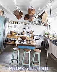 34 مطبخ على طراز المزرعة أفكار ديكور ريفي للمطابخ تزيين الأفكار 2021