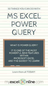 50 Things You Can Do With Excel Power Query Get Transform Excel Tutorials Microsoft Excel Formulas Excel Spreadsheets
