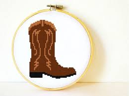 Über 80% neue produkte zum festpreis; Counted Cross Stitch Pattern Pdf Instant Download Cowboy Boot Includes Easy Beginner Instructions Cross Stitch Stitch Patterns Counted Cross Stitch Patterns