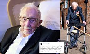 He opens up about his late wife's dementia battle, discussing the moment he had to put her into a care home. Captain Tom 100 Jets Off To Barbados With A Free Flight From British Airways Daily Mail Online