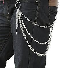 Maybe you would like to learn more about one of these? Anvei Nao Emo Punk Rock Trousers Bead Key Chain Pants Stud Jean Gothic Unisex You Can Get Additional Details At Jeans Chain Punk Style Outfits Egirl Fashion