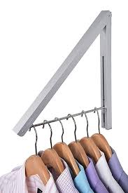 Check spelling or type a new query. Stock Your Home Folding Clothes Hanger Wall Mounted Retractable Clothes Hanger Drying Rack Great Space Saver For Laundry Diy Clothes Hanger Rack Clothes Hanger Hanger Rack