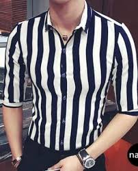 Black And White Striped Shirt Outfit Ideas Pin By Marko Zlatanovic On Style With Images White Shirt Men Striped Shirt Men Shirt Outfit Men