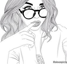 Black And White Glasses Drawing Pin On Planner Art