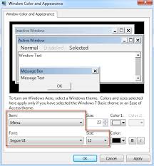 If that doesn't solve your problem, try changing the screen resolution. How To Change Ribbon Font Size In Outlook In Windows 7 8 10