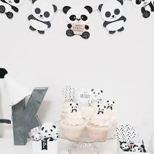 Svartahvitu Panda Birthday Party Panda Party Panda Birthday Party Decorations