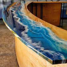 Stone coat countertop epoxy countertop kitchen countertops blue granite countertops painting countertops kitchen cabinets home renovation home countertop epoxy on instagram: Quartz Glossy Epoxy Resin Countertops Thickness 16 Mm Rs 984 Unit Id 21298835833