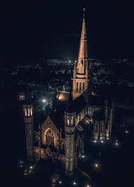 Sacred Heart Cathedral Bendigo At Night Sacred Heart Cathedral Cathedral Night Photography