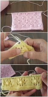 Tomurcuklu Cicekler Orgu Yelek Modeli Orgu Baby Knitting Patterns Krose