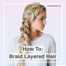 Cool and unique look doing triple braids, almost looks webbed. 17 Easy Braids For Layered Hair Important Inspiraton