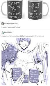 Tags Death Note L Lawliet Light Yagami Misa Amane Team Kira Team L Death Note Light Death Note Funny Death Note