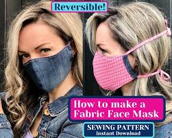 This free face mask sewing pattern is one of the best fitting patterns out there. Face Mask Pattern Pdf Fabric Mask Pattern Pdf Download Face Etsy Face Mask Neoprene Face Mask Mask