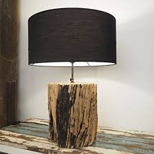 Bishop natural wood base table lamp and matching floor lamp (sold separately). Natural Wood Table Lamp Kenyon Bedside Table Desk Lighting Choice Of Three Shade Colours Black Lampshade Buy Online In Honduras At Honduras Desertcart Com Productid 55940490