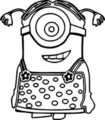 There is a positive side that can be done by coloring the halloween … Online Coloring Pages Coloring Page Minion Girl Minions Download Print Coloring Page