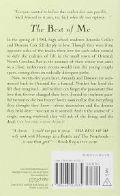 The best of me was a pretty enjoyable nicholas sparks movie. The Best Of Me Sparks Nicholas Amazon De Bucher