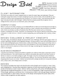 Download Fashion Design Brief Example Bonsai Design Brief Template Creative Brief Template Graphic Design Lessons