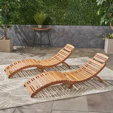 Olmsted 5 Piece Dining Set Outdoor Chaise Lounge Teak Chaise Lounge Outdoor Chaise