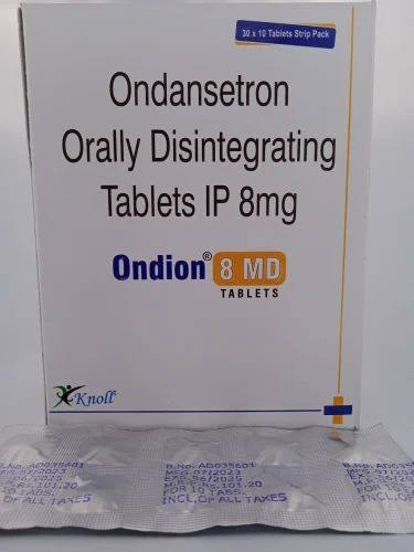 8mg Ondion Ondansetron Tablet at ₹ 100/strip | Pharmaceutical Tablets in Nagpur | ID: 2858091961391