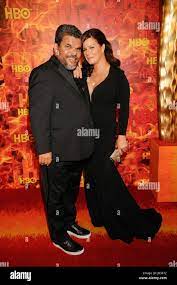 Luis Guzman (l) and Marcia Gay Harden attends HBO's 2015 Emmy After Party  at the Pacific Design Center on September 20th, 2015 in Los Angeles,  California Stock Photo - Alamy