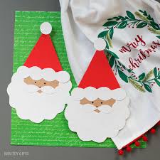 These downloadable and free business card templates have everything you need in style, shape, and size so you can make a great impression. Santa Card For Kids To Make Handmade Christmas Card