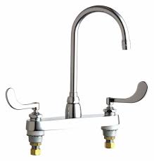 There are many different kitchen faucet and sink designs, but they are not. Chicago Faucets Chrome Gooseneck Bathroom Sink Faucet Kitchen Sink Faucet Manual Faucet Activation 2 2 Gpm 26y191 1100 G2e3 317ab Grainger