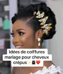 Coiffure Mariage Cheveux Crepus
