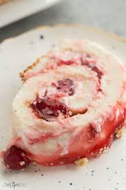 This Cherry Cheesecake Angel Food Cake Roll Is The Best Kind Of Roll Cake It S Made With Light And Fluffy Ang Angel Food Cake Mix Recipes Cake Roll Angel Food