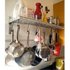 This ikea hanging pot rack hack creates a subtle nod to the regency era, and offers a handy kitchen storage idea that doesn't cost the earth. Ikea Kitchen Hooks Home And Aplliances