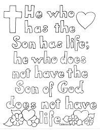 This free coloring page is based on the book of 1 john. Pin On Bible Activities