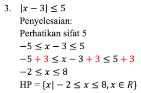 Maybe you would like to learn more about one of these? Pertidaksamaan Nilai Mutlak Satu Variabel Matematika