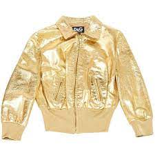 Pre Owned D G Leather Jacket 352 Liked On Polyvore Featuring Outerwear Jackets Gold Women Clothin Beige Leather Jacket Beige Jacket Real Leather Jacket