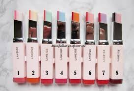 This does not change the price of the product. Review Swatches Laneige Two Tone Tint Lip Bar All 8 Shades Paperblog