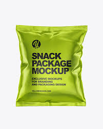Metallic Snack Package Mockup Exclusive Mockups