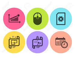 Journey Path File Management And Chart Icons Simple Set Architectural