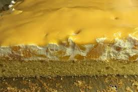 Spiegel vorsichtig auf die torte gießen. Pfirsich Maracuja Kuchen Vom Blech Von Andernachermadchen Chefkoch Kuchen Kuchen Und Torten Kuchen Mit Pfirsich