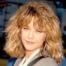 Meg ryan with short cool blunt easy new hairstyle in french kiss. Meg Ryan Hairstyles