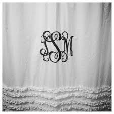 Monogram Me Shorthouse Style Shower Curtain Monogram Urban Outfitters Curtains Curtains