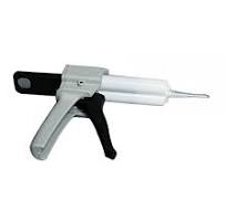 Pistola de pegamento adhesivo de etiquetado de pistola de epoxi AB de 1.7  fl oz, herramienta de pegamento AB 1: 1