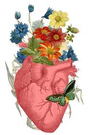 Pink Flower Heart Anatomy Art Wall Art Wall Decor Poster Etsy Anatomy Art Art Medical Art