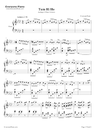 Tum Hi Ho Aashiqui 2 Ost Stave Preview Piano to notes creates the sheet music for you. tum hi ho aashiqui 2 ost stave preview