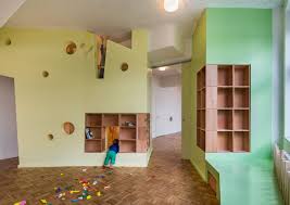 Kita Loftschloss Baukind Architekten Kinderhaus Kinderbad Kita Raumgestaltung