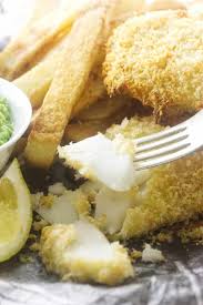 Baked Fish And Chips Recipe In 2020 Baked Fish Fish And Chips Food