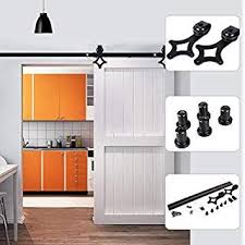 Schiebetursystem Zubehorteil Schiebeturbeschlag Set Laufschiene Schiebetur Montage Set Schwarz 200 Cm Schiebetursysteme Schiebeturbeschlag Schiebetur